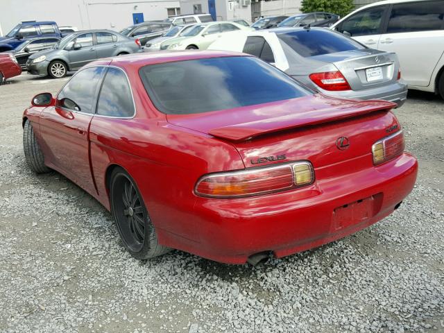 JT8CD32Z5X1005650 - 1999 LEXUS SC 300 RED photo 3