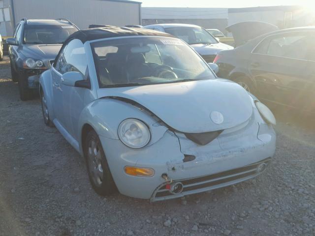 3VWCK21Y83M320415 - 2003 VOLKSWAGEN NEW BEETLE 蓝色 照片 1