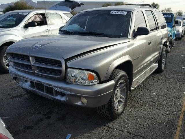 1B4HR28N41F526938 - 2001 DODGE DURANGO SILVER photo 2