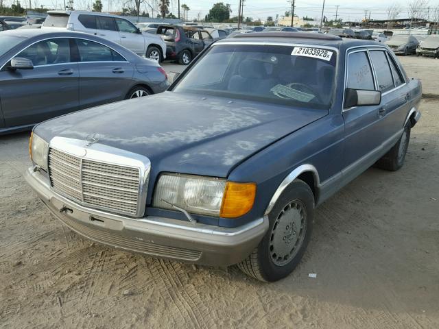 WDB12603712021973 - 1982 MERCEDES-BENZ 500SEL BLUE photo 2