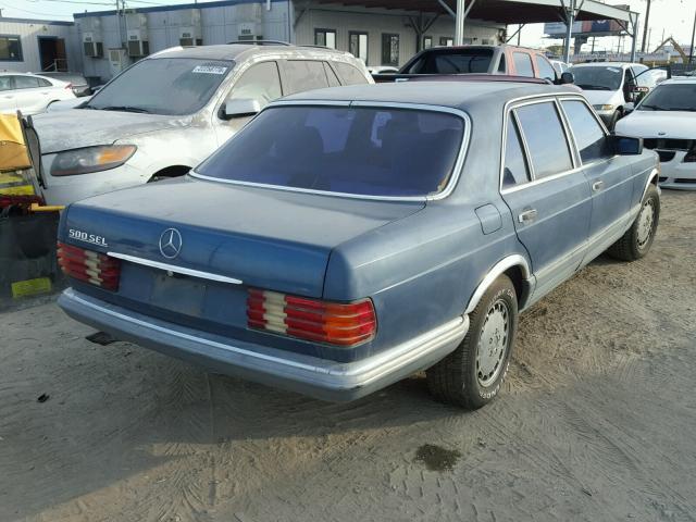 WDB12603712021973 - 1982 MERCEDES-BENZ 500SEL BLUE photo 4