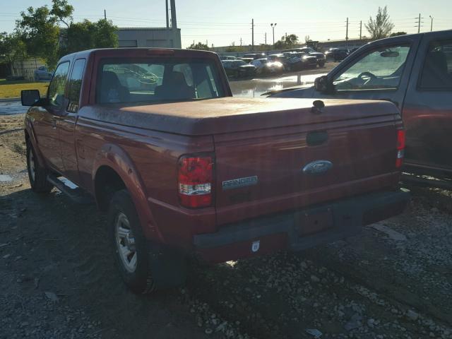 1FTYR44U87PA69372 - 2007 FORD RANGER SUP RED photo 3