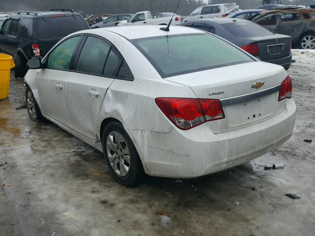 1G1PA5SG8E7479259 - 2014 CHEVROLET CRUZE LS WHITE photo 3