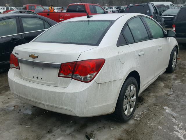 1G1PA5SG8E7479259 - 2014 CHEVROLET CRUZE LS WHITE photo 4