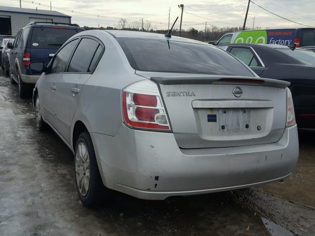 3N1AB6AP7CL632713 - 2012 NISSAN SENTRA 2.0 SILVER photo 3