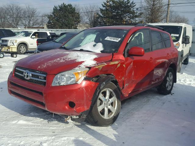 JTMBK31VX86041775 - 2008 TOYOTA RAV4 LIMIT RED photo 2