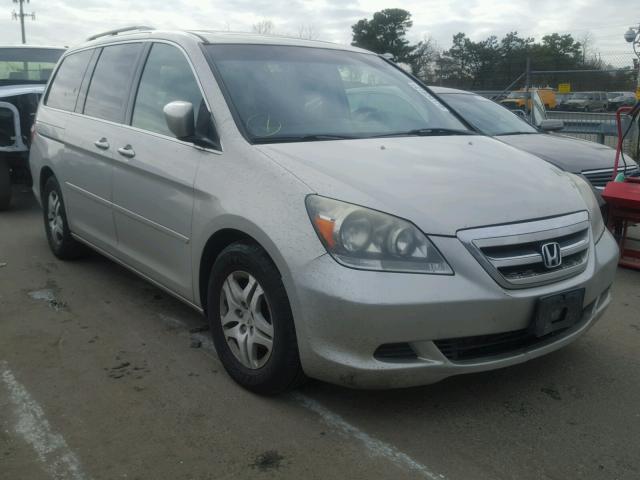 5FNRL38685B418713 - 2005 HONDA ODYSSEY EX GRAY photo 1