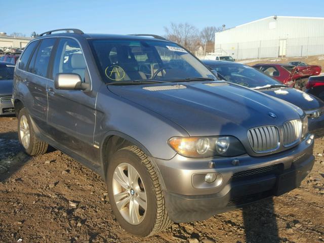 5UXFB53504LV05435 - 2004 BMW X5 4.4I SILVER photo 1