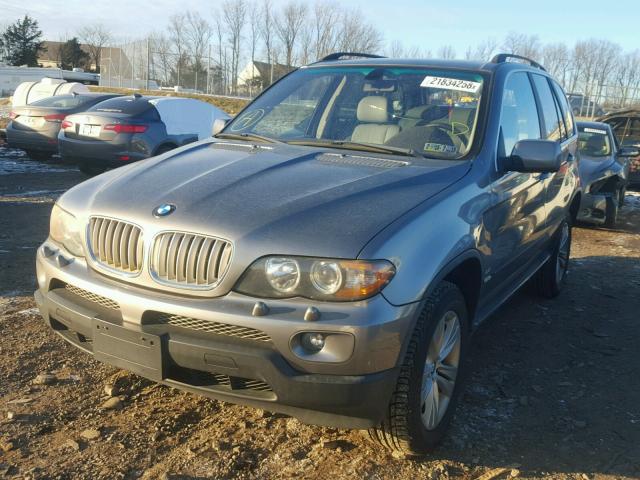 5UXFB53504LV05435 - 2004 BMW X5 4.4I SILVER photo 2