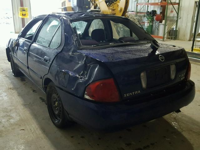 3N1CB51D96L639918 - 2006 NISSAN SENTRA 1.8 BLUE photo 3