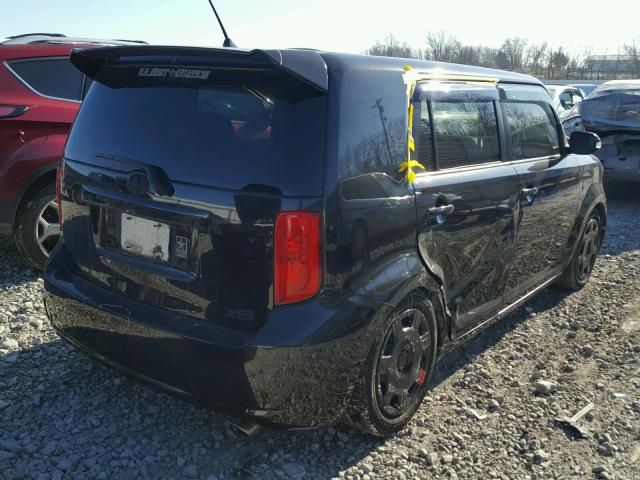 JTLKE50E081030533 - 2008 TOYOTA SCION XB BLACK photo 4