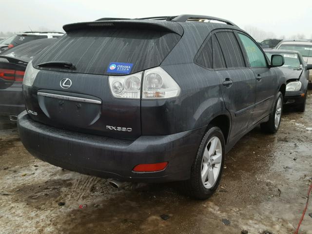 2T2HA31U65C062661 - 2005 LEXUS RX 330 GRAY photo 4