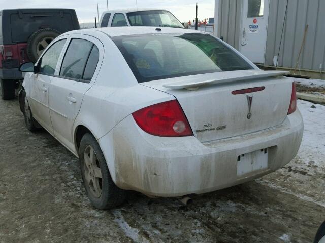 1G2AS55H197279882 - 2009 PONTIAC G5 SE WHITE photo 3