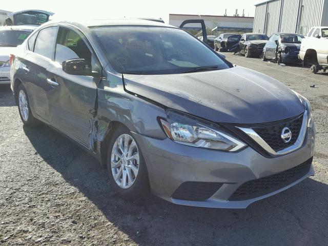 3N1AB7AP3HY203987 - 2017 NISSAN SENTRA S GRAY photo 1