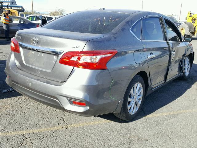 3N1AB7AP3HY203987 - 2017 NISSAN SENTRA S GRAY photo 4