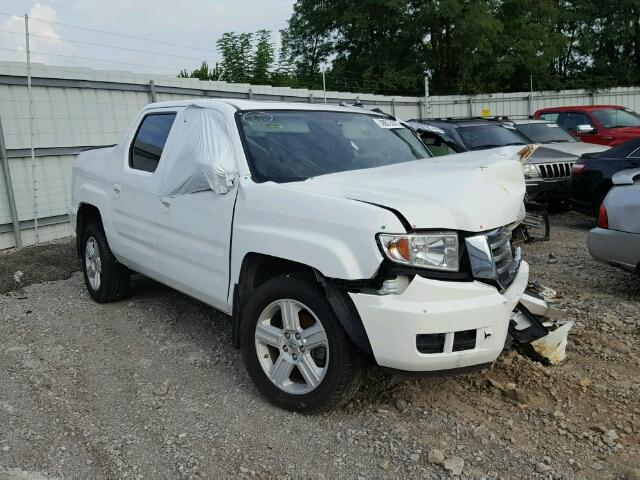 5FPYK1F52DB001087 - 2013 HONDA RIDGELINE WHITE photo 1