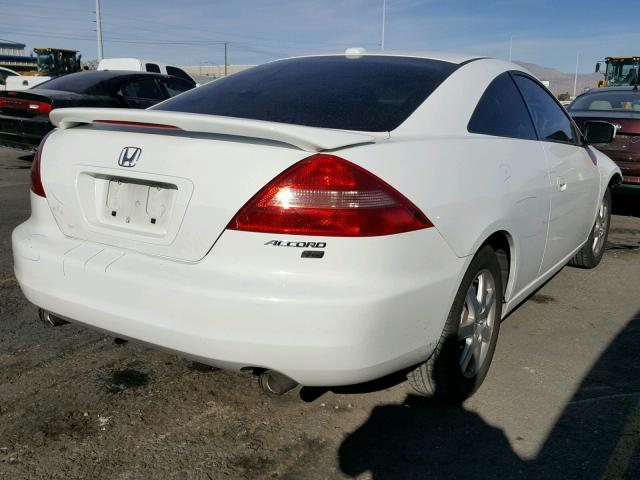 1HGCM82605A001475 - 2005 HONDA ACCORD EX WHITE photo 4