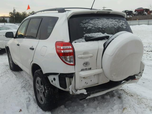 2T3BF4DV1CW218162 - 2012 TOYOTA RAV4 WHITE photo 3