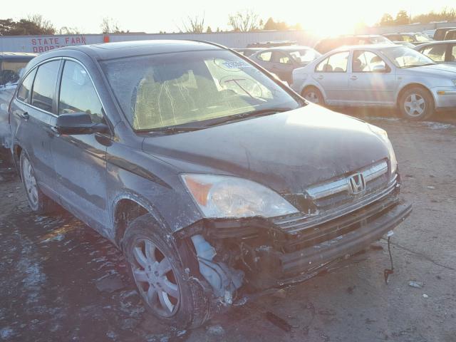 JHLRE48737C064952 - 2007 HONDA CR-V EXL BLACK photo 1