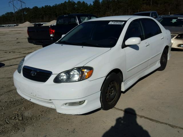 1NXBR32E15Z415767 - 2005 TOYOTA COROLLA CE WHITE photo 2