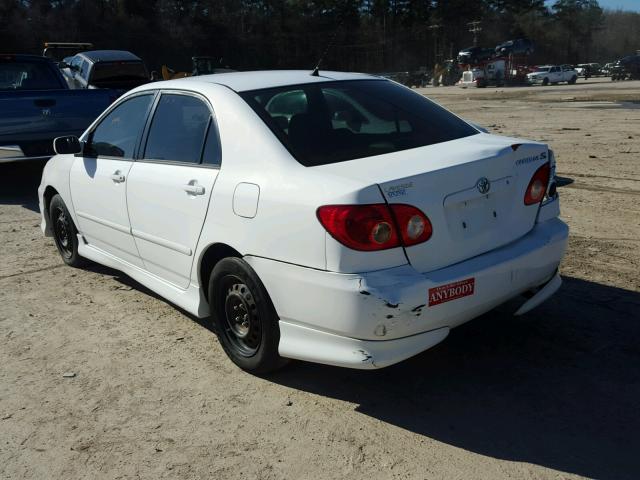 1NXBR32E15Z415767 - 2005 TOYOTA COROLLA CE WHITE photo 3