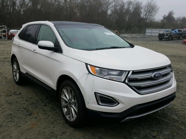 2FMPK3K99HBC40661 - 2017 FORD EDGE TITAN WHITE photo 1