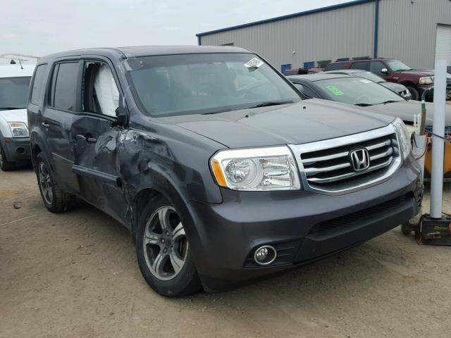 5FNYF4H32FB017108 - 2015 HONDA PILOT SE GRAY photo 1