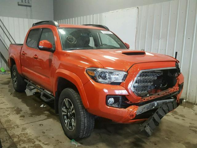 3TMCZ5AN3HM062012 - 2017 TOYOTA TACOMA DOU ORANGE photo 1