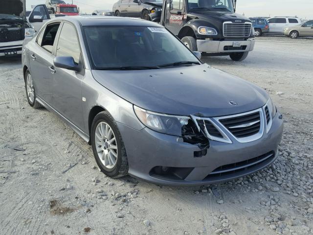 YS3FB49Y181153179 - 2008 SAAB 9-3 2.0T GRAY photo 1