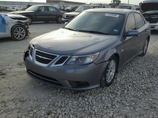 YS3FB49Y181153179 - 2008 SAAB 9-3 2.0T GRAY photo 2