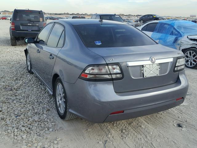 YS3FB49Y181153179 - 2008 SAAB 9-3 2.0T GRAY photo 3