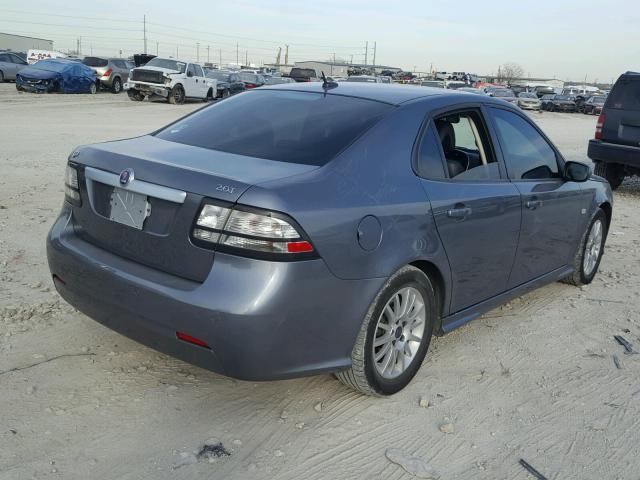 YS3FB49Y181153179 - 2008 SAAB 9-3 2.0T GRAY photo 4