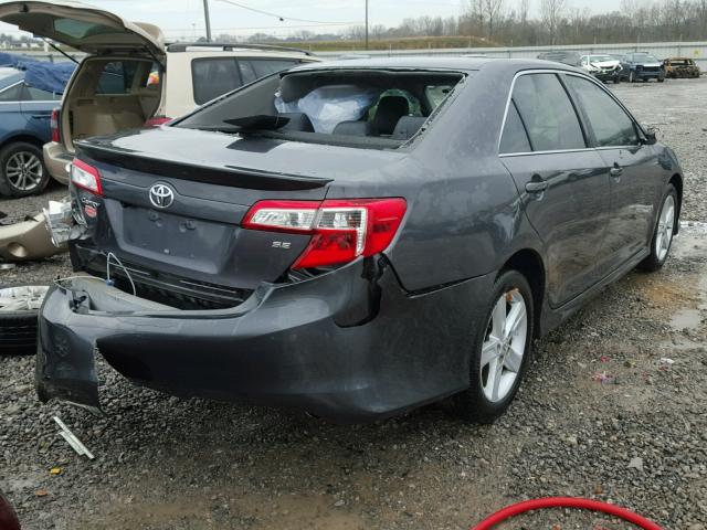 4T1BF1FK8CU151523 - 2012 TOYOTA CAMRY BASE GRAY photo 4