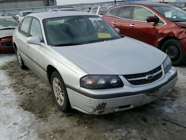 2G1WF52E349418684 - 2004 CHEVROLET IMPALA SILVER photo 1