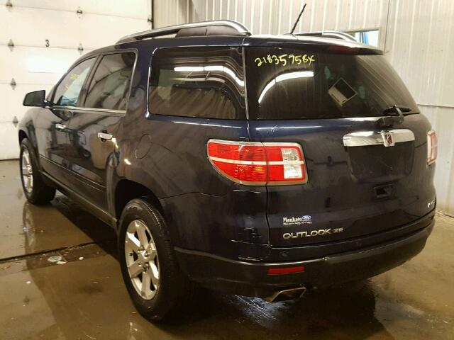 5GZEV23757J125705 - 2007 SATURN OUTLOOK XR ლურჯი ფოტო 3