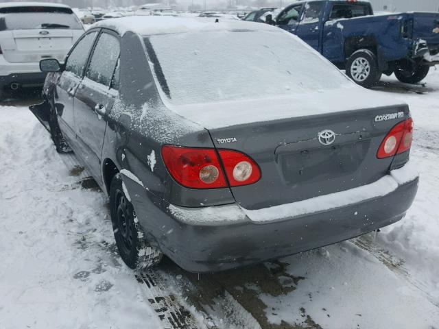 2T1BR32E26C697386 - 2006 TOYOTA COROLLA CE GRAY photo 3