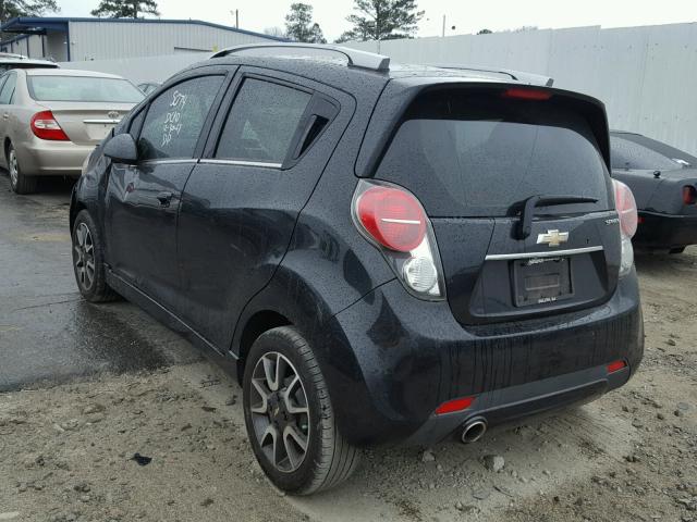 KL8CF6S92DC583940 - 2013 CHEVROLET SPARK 2LT BLACK photo 3