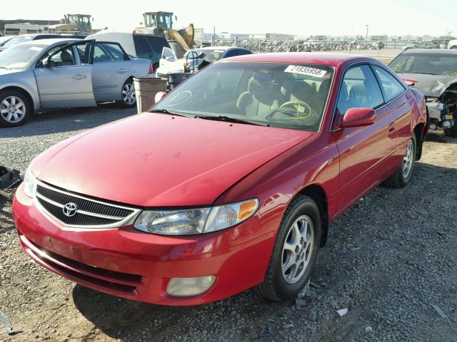 2T1CG22P41C530610 - 2001 TOYOTA CAMRY SOLA RED photo 2