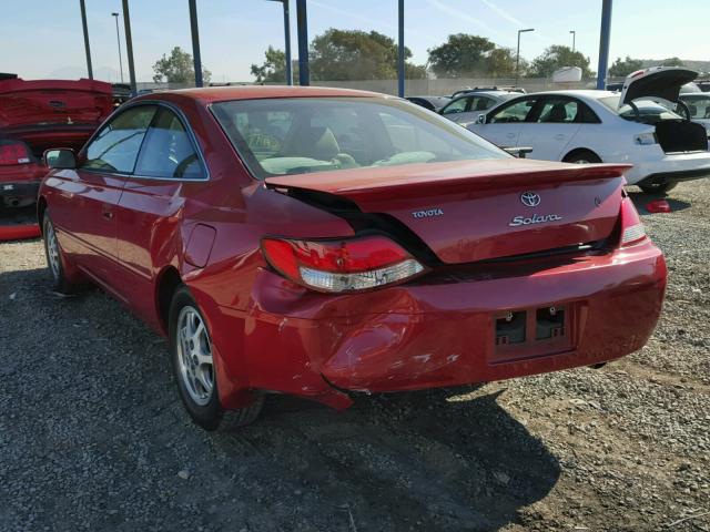 2T1CG22P41C530610 - 2001 TOYOTA CAMRY SOLA RED photo 3