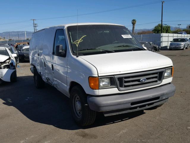 1FTRE14W65HB18754 - 2005 FORD ECONOLINE WHITE photo 1