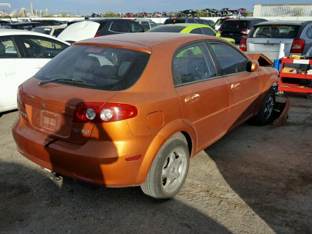 KL5JD66Z66K365528 - 2006 SUZUKI RENO ORANGE photo 4