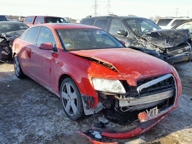 WAUEH74F77N070188 - 2007 AUDI A6 S-LINE RED photo 1