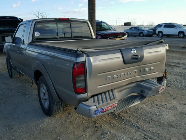 1N6DD26T83C464463 - 2003 NISSAN FRONTIER K SILVER photo 3