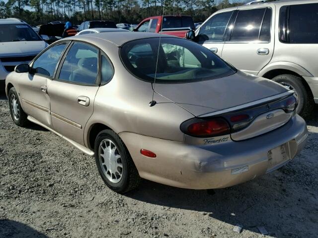 1FAFP53S0XA231491 - 1999 FORD TAURUS SE BROWN photo 3