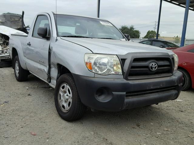 5TENX22NX8Z555975 - 2008 TOYOTA TACOMA SILVER photo 1