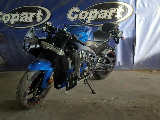 JS1GT78A5C2100075 - 2012 SUZUKI GSX-R1000 BLUE photo 2