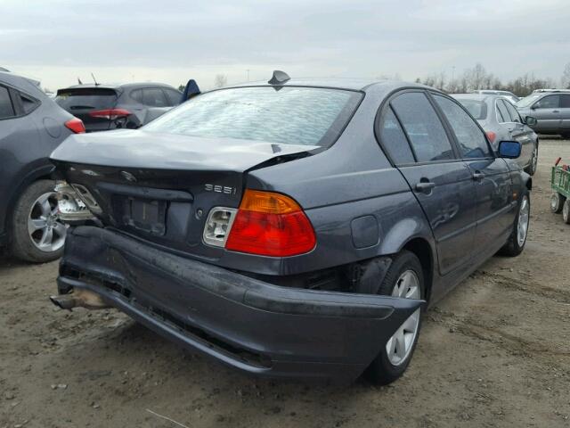 WBAAV33411FU95178 - 2001 BMW 325 I GRAY photo 4