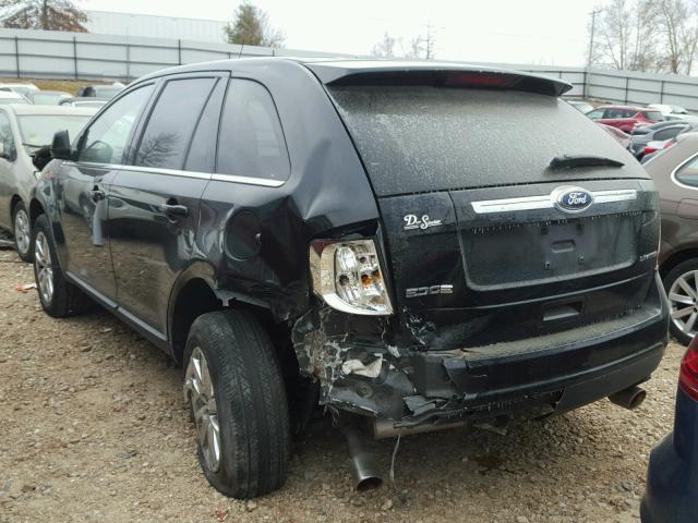 2FMDK3KC3BBA77320 - 2011 FORD EDGE LIMIT BLACK photo 3