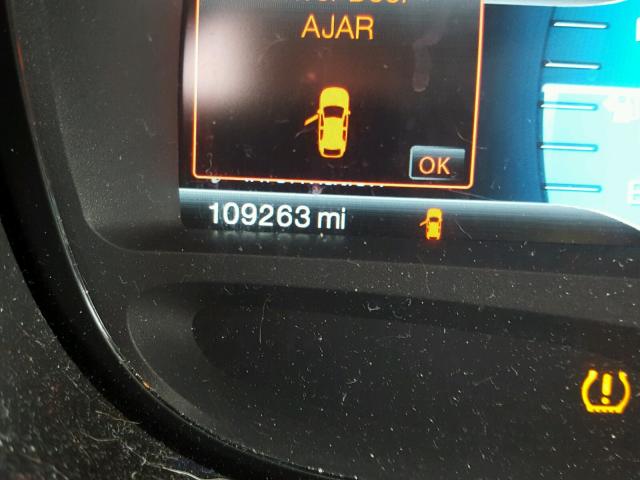 2FMDK3KC3BBA77320 - 2011 FORD EDGE LIMIT BLACK photo 8