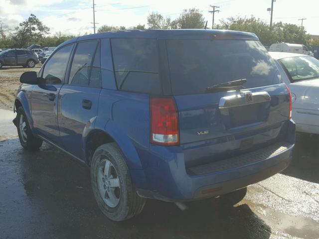 5GZCZ33D86S838548 - 2006 SATURN VUE BLUE photo 3